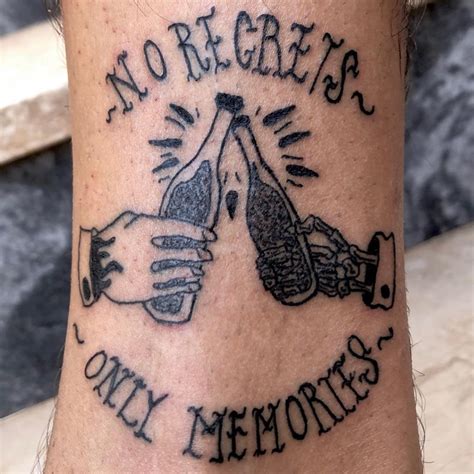 Live Life With No Regrets Tattoo Designs