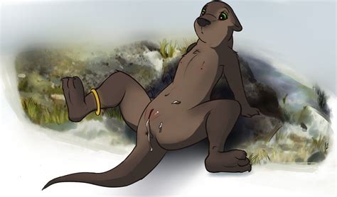 Rule 34 After Sex Anus Bearpatrol Cum Female Feral Green Eyes Nipples Nude Otter Pussy Solo