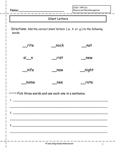 2nd Grade Phonics Worksheets Db Excelcom Free Printable Phonics