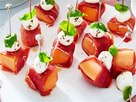 Schinken -Melonen- Spieße Rezept