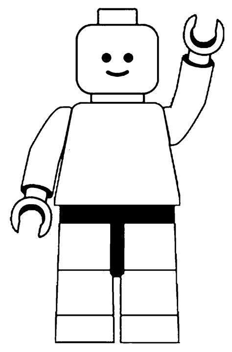 Lego Man Clip Art Black And White Lego Coloring Pages Lego Coloring