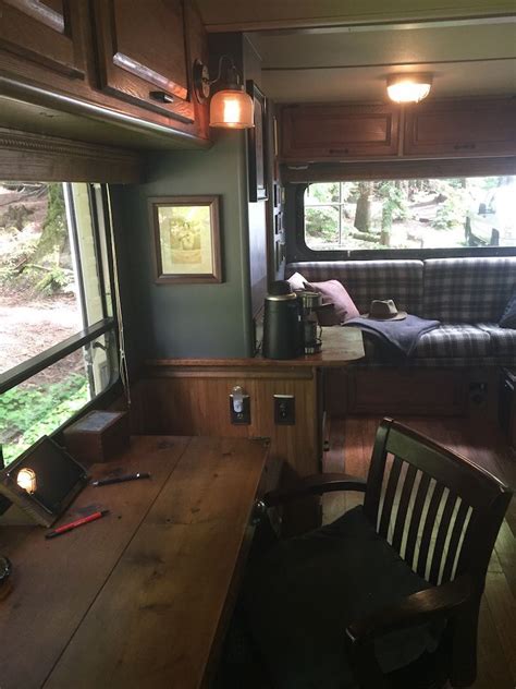 But, you should be prepared to do it without camera. Fine Artist's Rustic Renovation Of 20 Foot Winnebago ...