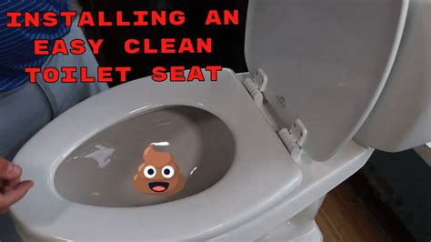 How To Install An Easy Clean Toilet Seat Youtube