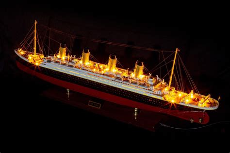 Seacraft Gallery Rms Titanic Cm Led Lights Cruise Model Special Edition Ebay