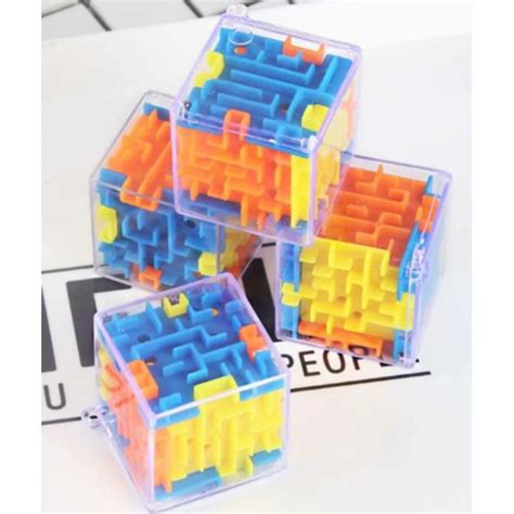 Mini Cubo Magico 3d Labirinto Brinquedo Ludico Raciocinio Logico