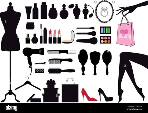 Fashion And Beauty Vector Set Stock Vector Image And Art Alamy