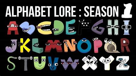 alphabet lore season 1 title screen by thebobby65 on deviantart