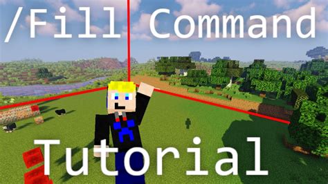 How To Fill An Area With Commands In Minecraft Youtube