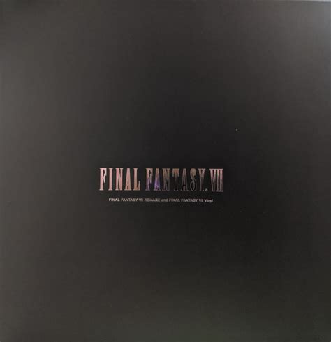Пластинка Final Fantasy Vii Remake And Final Fantasy Vii Vinyl Ost
