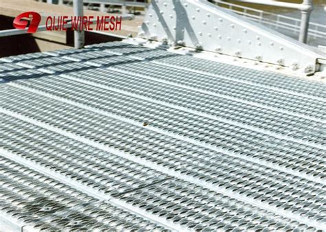 Heavy Duty Grip Strut Safety Grating Non Serrated Surface Slip Resistance