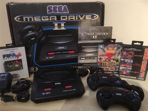 Sega Mega Drive Ii Games Console In Original Box 2 Official Sega