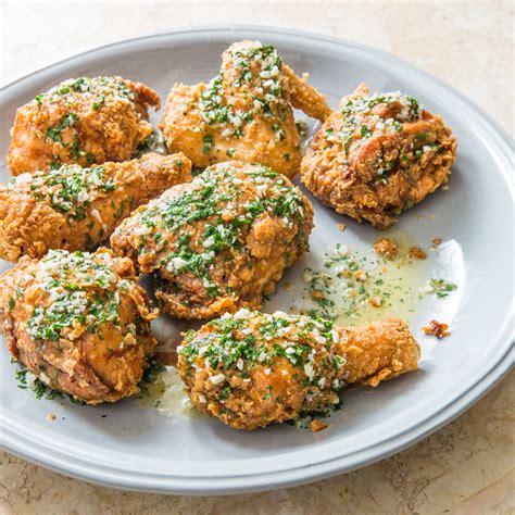 Also, korean fried chicken is often associated with beer. Garlic Fried Chicken | Cook's Country