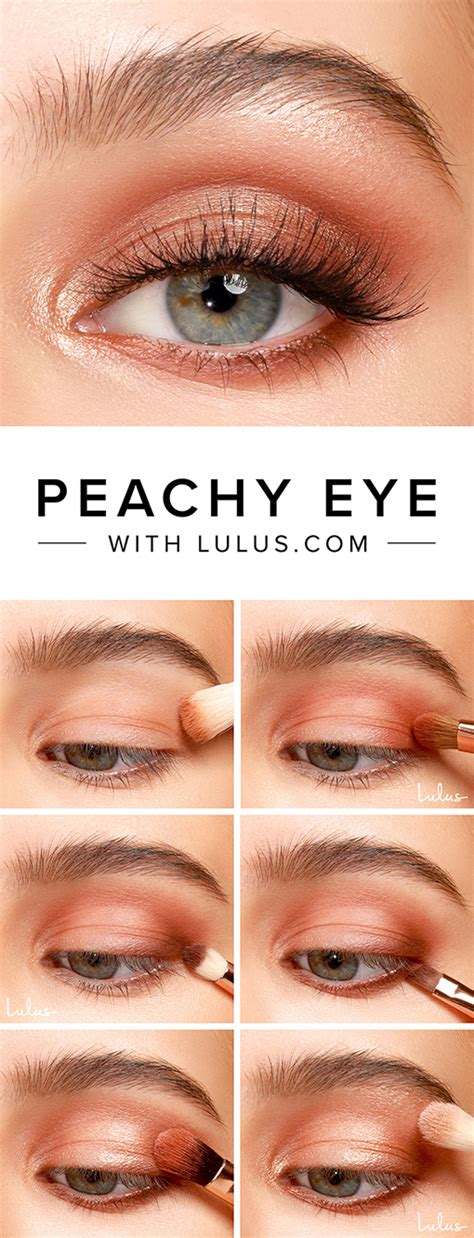 Peachy Eyeshadow Tutorial Fashion Blog