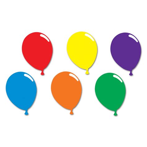 Printed Balloon Silhouettes Pack Of 24