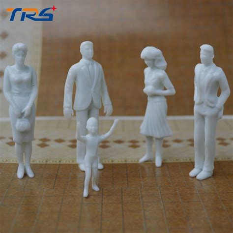 Teraysun Free Shipping 100pcs Miniature White Figures 125