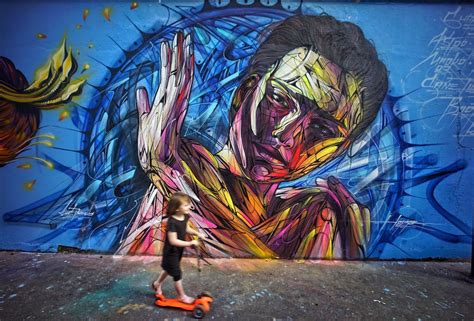 Hopare 2016 Paris France Artiste De Rue 3d Street Art Art