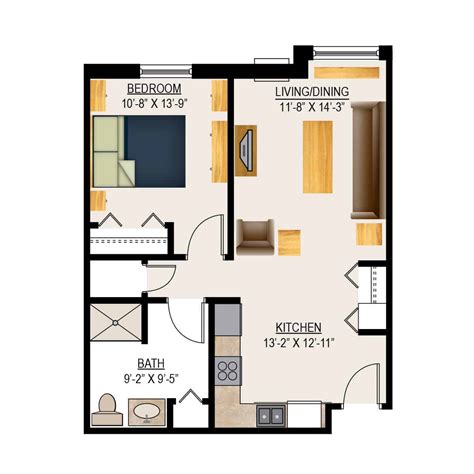 350 Sq Ft Apartment Floor Plan