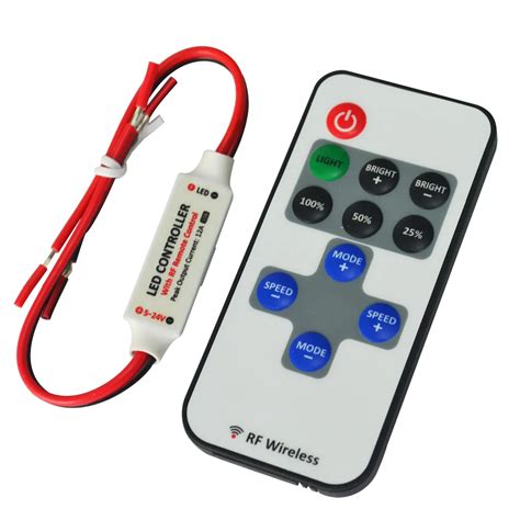 10pcslot Led Rf Wireless Remote Control For Single Color Strip Led