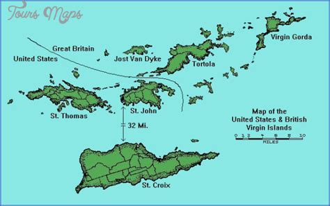 St John Us Virgin Islands Map World Map