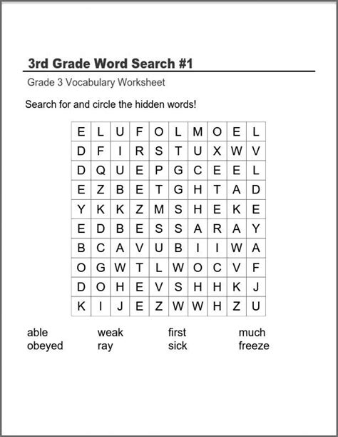 In third grade, students continue to expand their reading and writing skills. 3rd Grade Worksheets - Best Coloring Pages For Kids