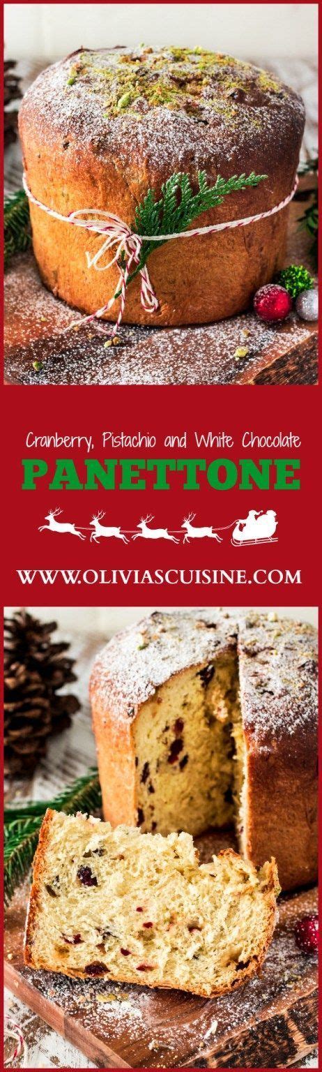 Cranberry Pistachio And White Chocolate Panettone