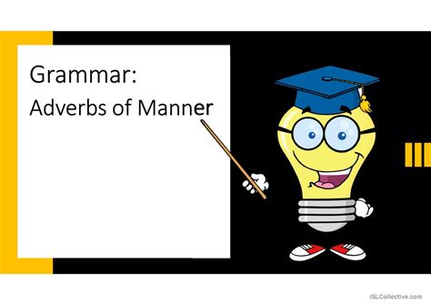 Adverbs Of Manner Ppt Review Practic English Esl Powerpoints