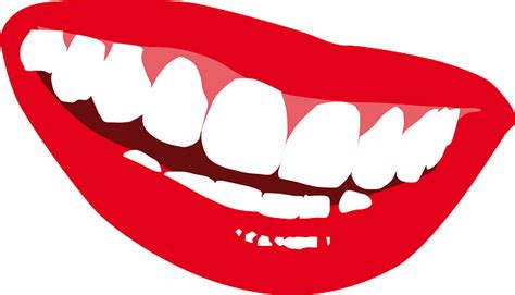 Image vectorielle gratuite: Lèvres, La Bouche, Sourire, Dents - Image gratuite sur Pixabay - 156991