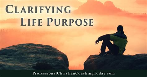 Clarifying Life Purpose Professional Christian Coaching Institute