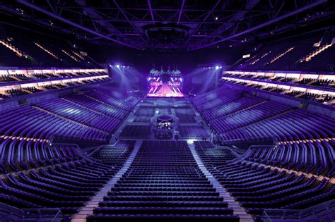 O2 Arena London Seating Plan Detailed Golfer Concert Crowd