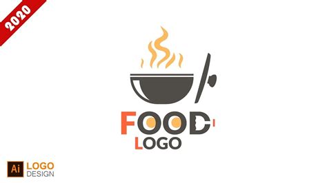 Professional Logo Design Food Logo Design Tutorial Speed Art