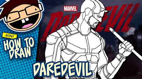 How To Draw Daredevil Netflix Daredevil Season 2 Drawing Tutorial