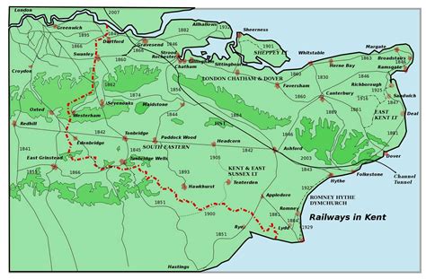 Sussex Railway Map