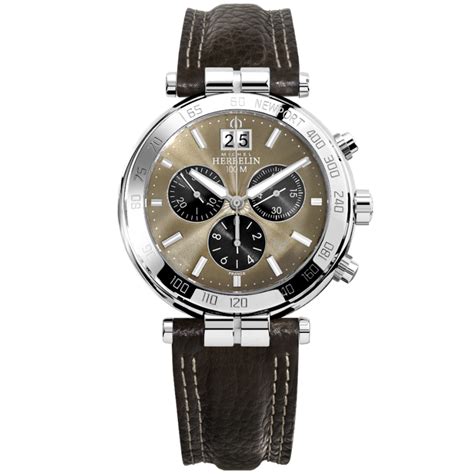 montre homme michel herbelin newport chrono mathieu bijoutier