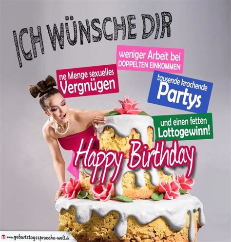 Humorvolle Karte Gro E Torte Zum Geburtstag Geburtstag Bilder