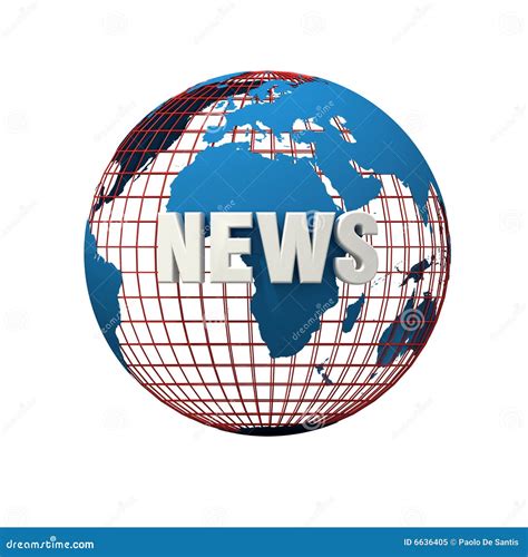 Global News Stock Illustration Illustration Of Planet 6636405