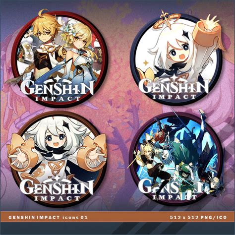 Genshin Impact Icons By Brokennoah On Deviantart
