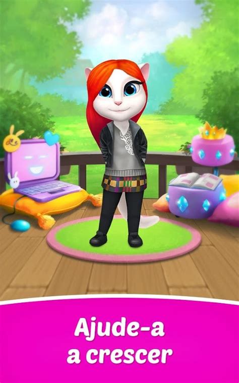 Angela goes shopping, she likes to change things, buy new accessories. My Talking Angela Download para Android em Português Grátis