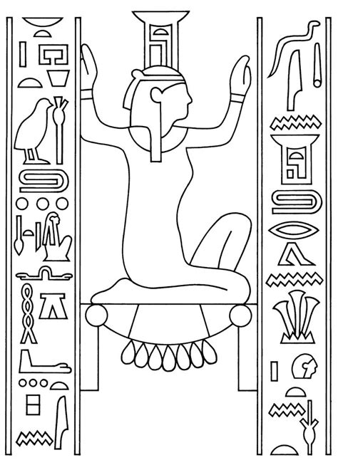 Coloriages Sur L Egypte Ancienne Arte No Egito Atividades Do The Best