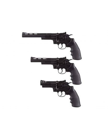 Revolver Crosman Triple Threat Kit CO De Diabolos Y Postas Calibre