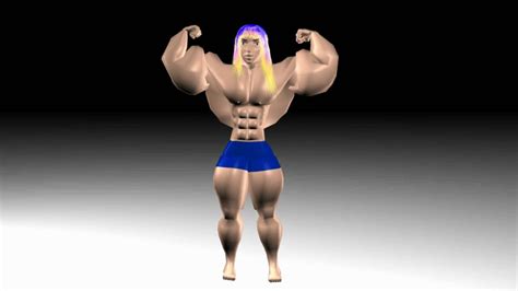 3d Bodybuilder Animation No 4 Youtube