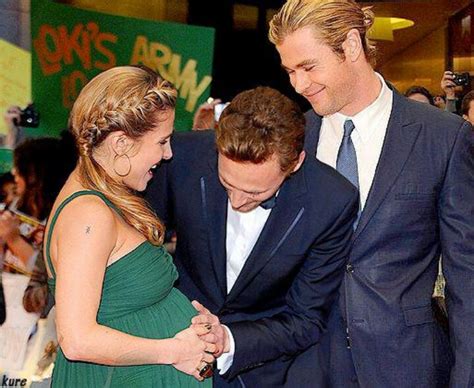 Tom hiddleston is currently starring in the disney+ series loki, but is the actor married? Tom Hiddleston with Chris Hemsworth and his wife | Tom ...