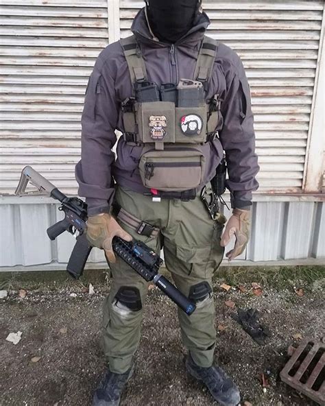 Tactical Ranger Green Combat Pant And Micro Chest Rig