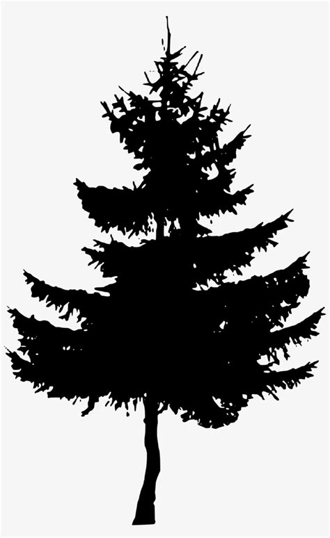 Pine Tree Silhouette Png And Download Transparent Pine Tree Silhouette