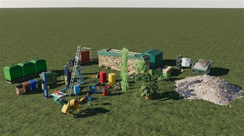 Big Deco Pack Prefab V1000 Fs19 Farming Simulator 19 Mod Fs19 Mod
