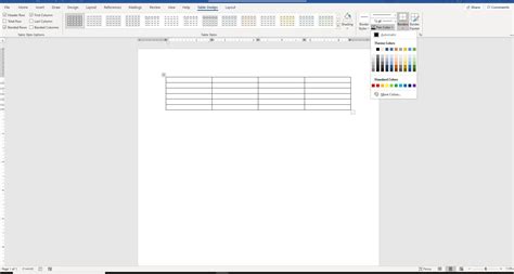 Hur Man Applicerar Bakgrundsfärger På Tabeller I Word 2024