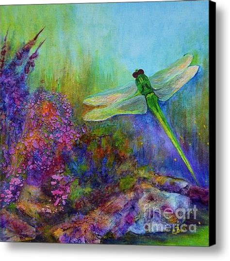 Green Dragonfly Canvas Print Canvas Art By Claire Bull Dragonfly