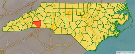 Map Of Rutherford County North Carolina