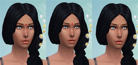 Mod The Sims Bindi Facepaints And Jewelry