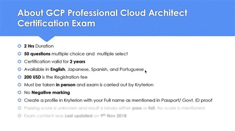 Useful Tips on Google Cloud Professional Cloud Architect ...