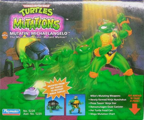 Teenage Mutant Ninja Turtles Playmates Mutatin Michelangelo Mutations